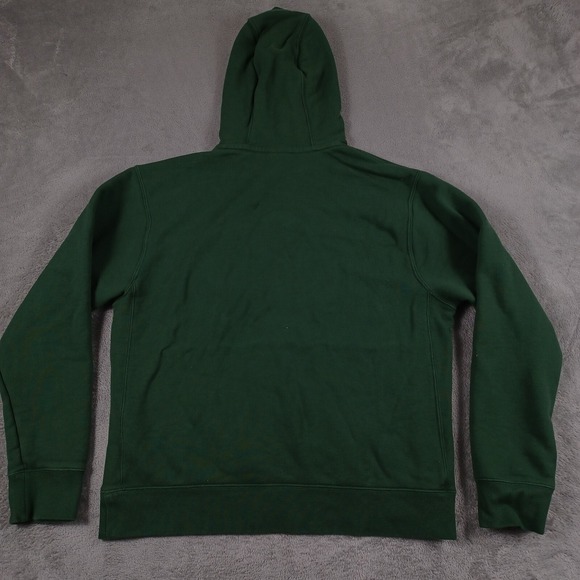 Nike Sweater Mens Medium Green Hoodie Pullover Casual Streetwear Fleece - Picture 7 of 9